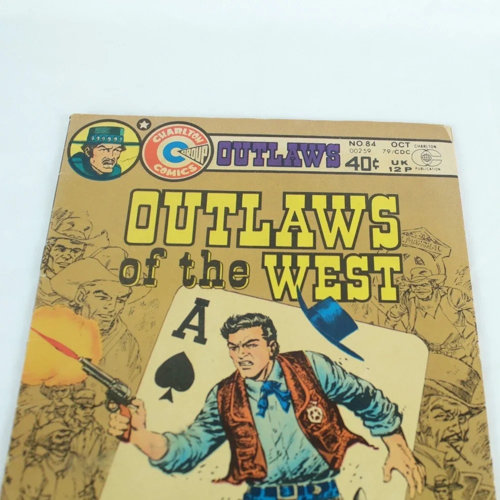 Vintage Outlaws of the West Comic Book Issue #84 by Charlton Comics Group